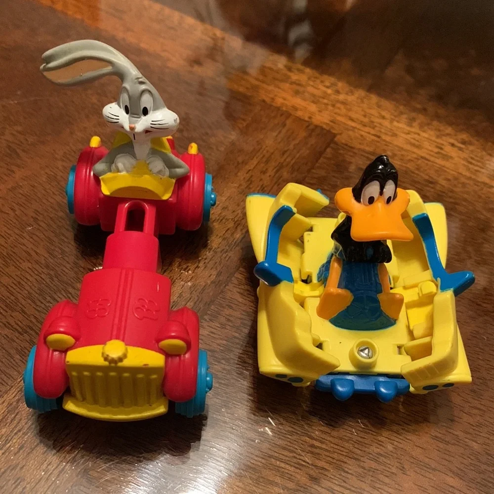 1992 Warner Bros Quack up Car Bugs Bunny Daffy vintage Toy Cars Looney Tunes WB
